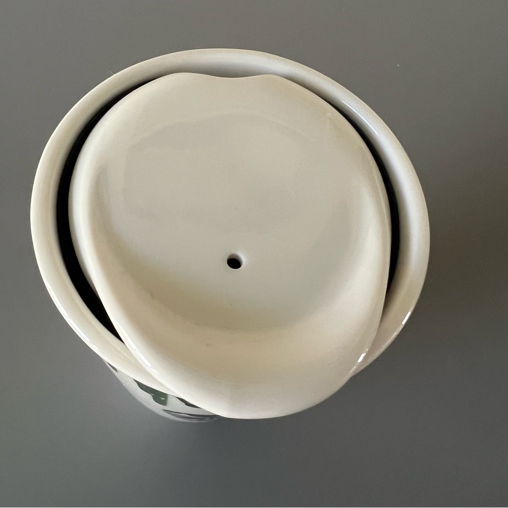 Starbucks Band of Outsiders Rainbow Drip Ceramic‎ Double Wall Cup Mug  12oz - Picture 5 of 8